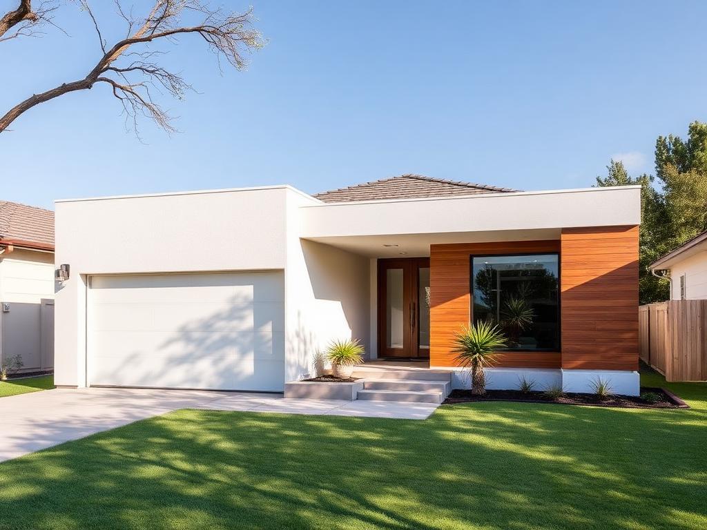 The Balcones — Modern house plan exterior