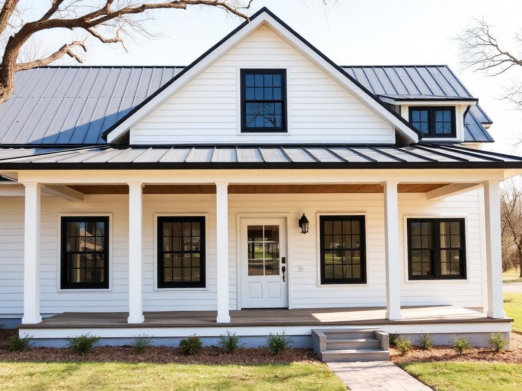 The Brazos — Farmhouse house plan exterior
